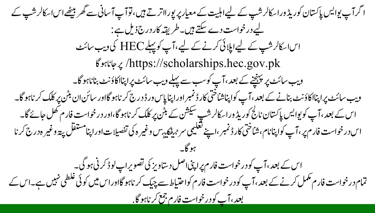 How to Apply for HEC US Pakistan Knowledge Corridor Fully funded PhD Scholarship 2025